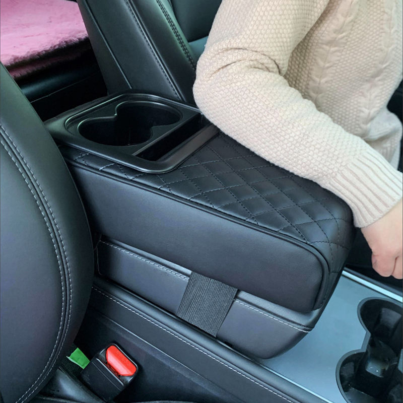 Bestcool Armrest008 - Universal Leather Car Armrest Co<i></i>nsole Box with Storage | Product Guide